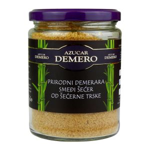 Demerara smeđi šećer 400g - staklena teglica